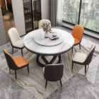 L130xd80xh75cm Rectangular Dining Room Table Chairs Set Marble Dining Room Furniture