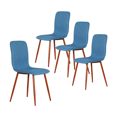 Sillas tapizadas materia textil de Carver Modern Textile Dining de la butaca